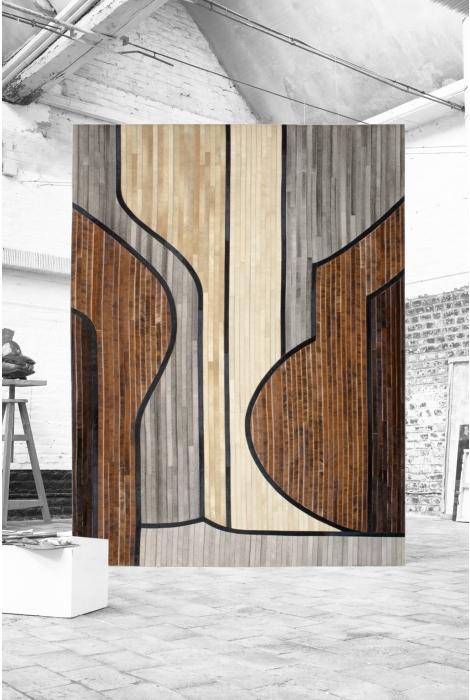 Grant Cowhide Handwoven Rug