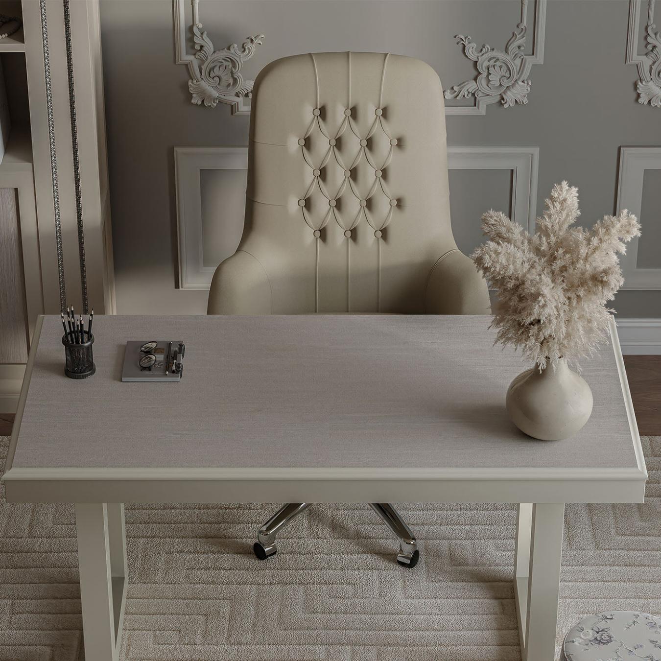 Tufted Swivel Office Chair