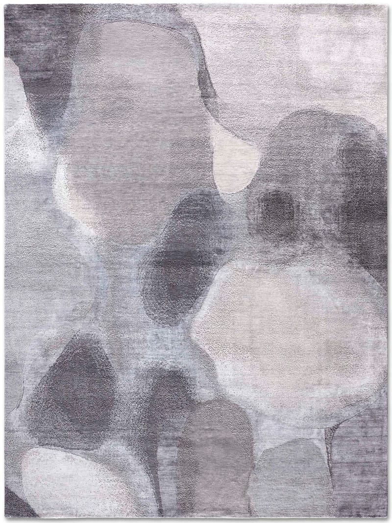 Frosty Hand-Woven Rug