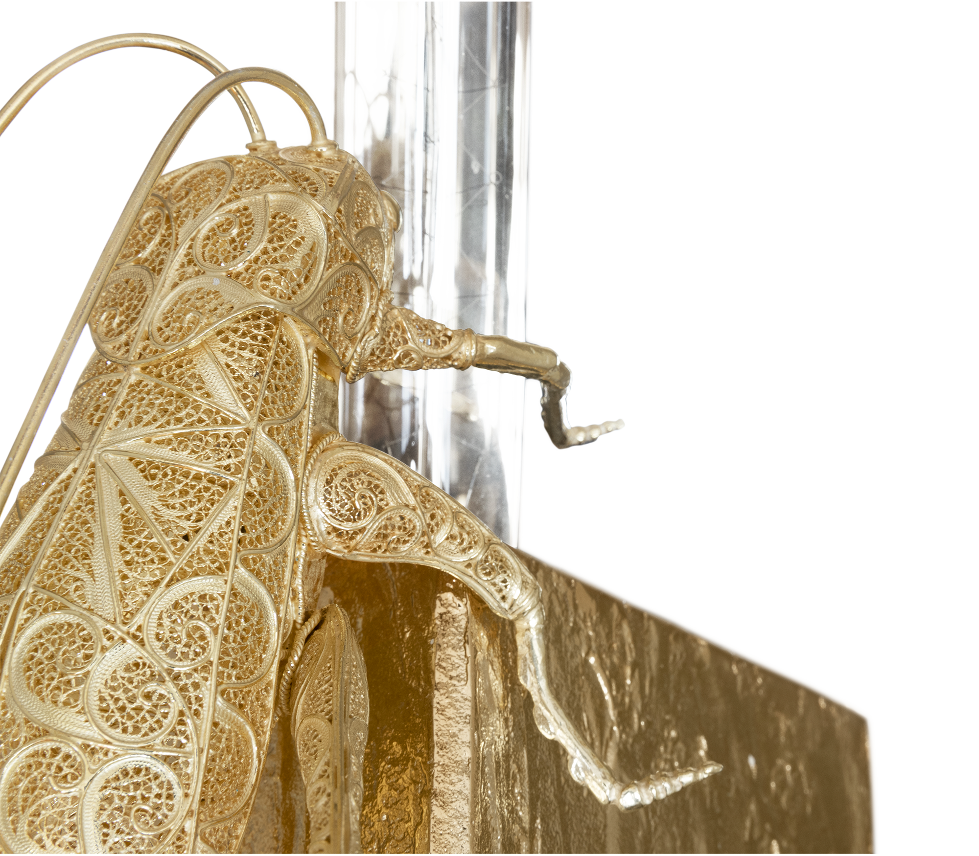 Geode Filigree Cricket Small Wall Lamp