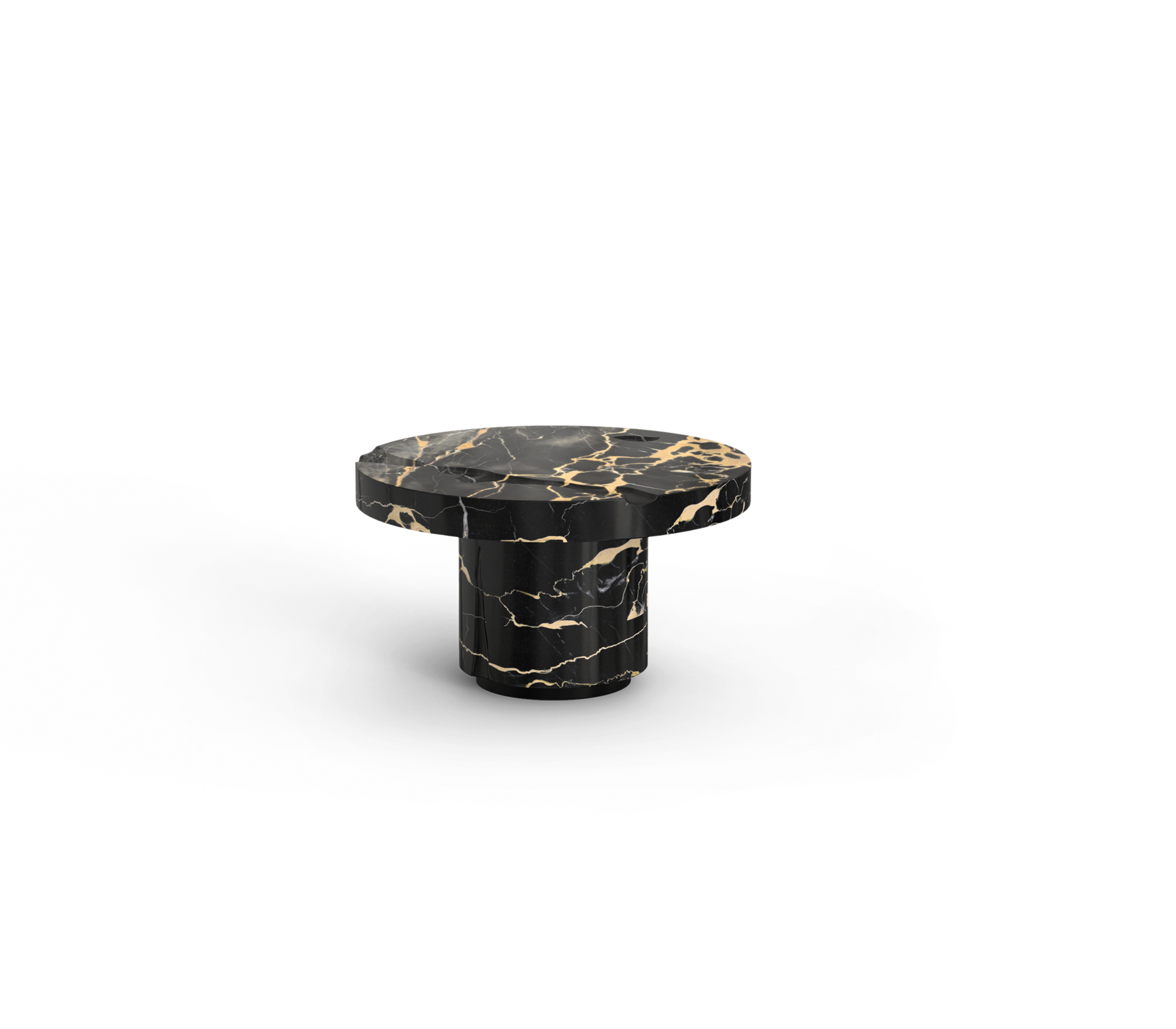 Dominion Portoro Marble 3-Piece Center Table Set
