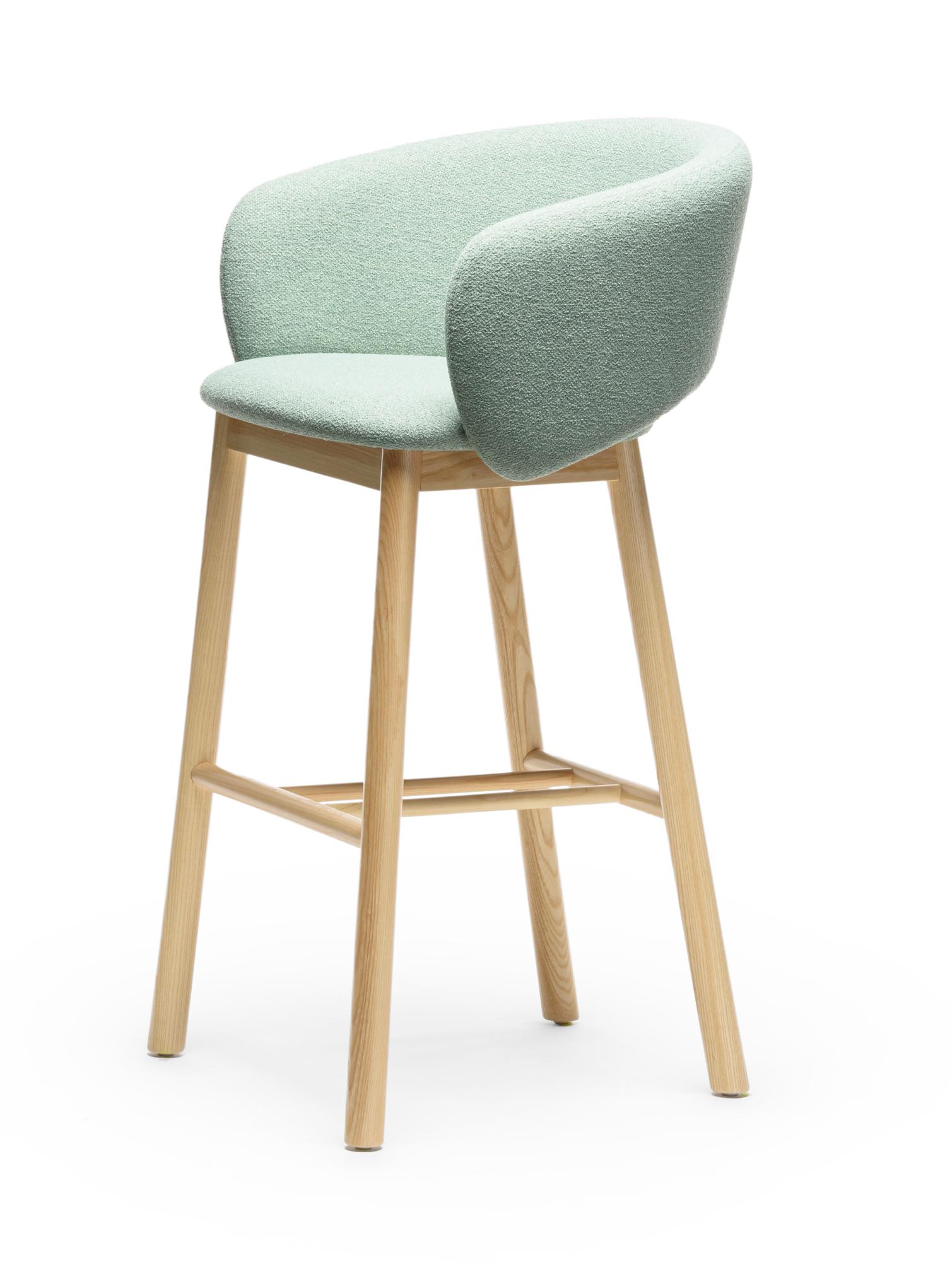 Bel SG-75 Ash Wood Bar Stool