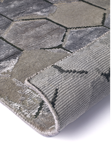 Honeycomb Hand-Knotted Rug