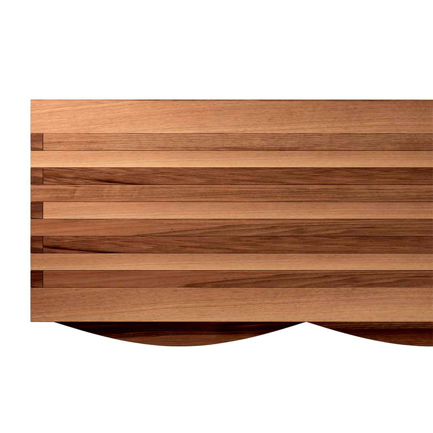 Onda Natural Solid Walnut Sideboard