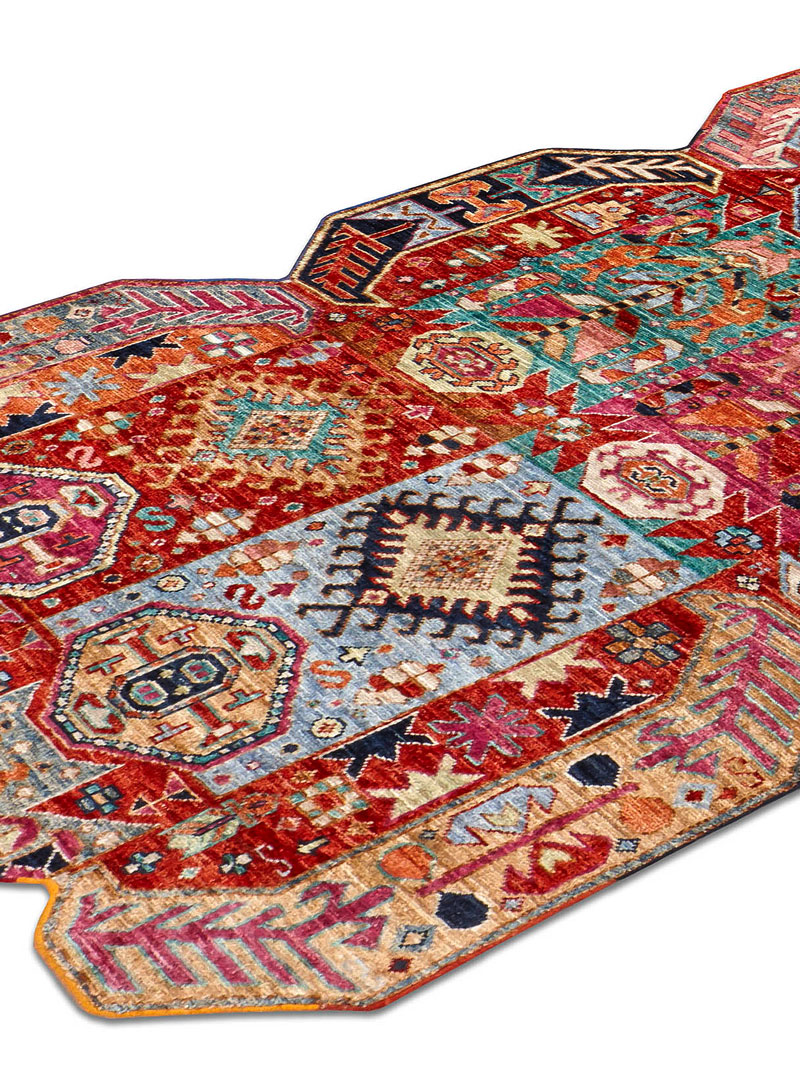 Multishape Hand-Woven Rug