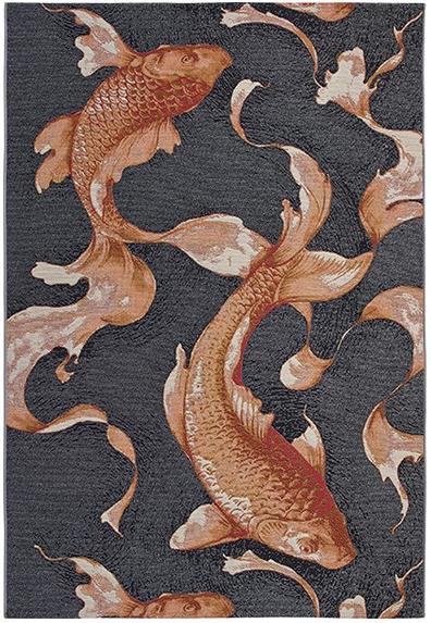 Fish Flat Pile Rug
