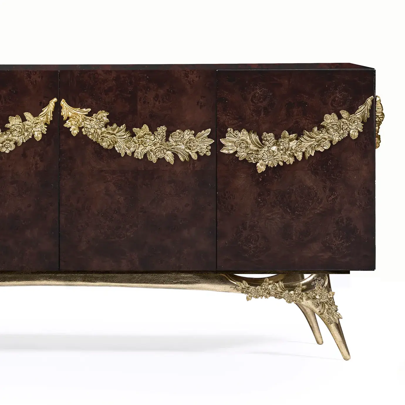 Majestica Walnut Root Veneer Sideboard