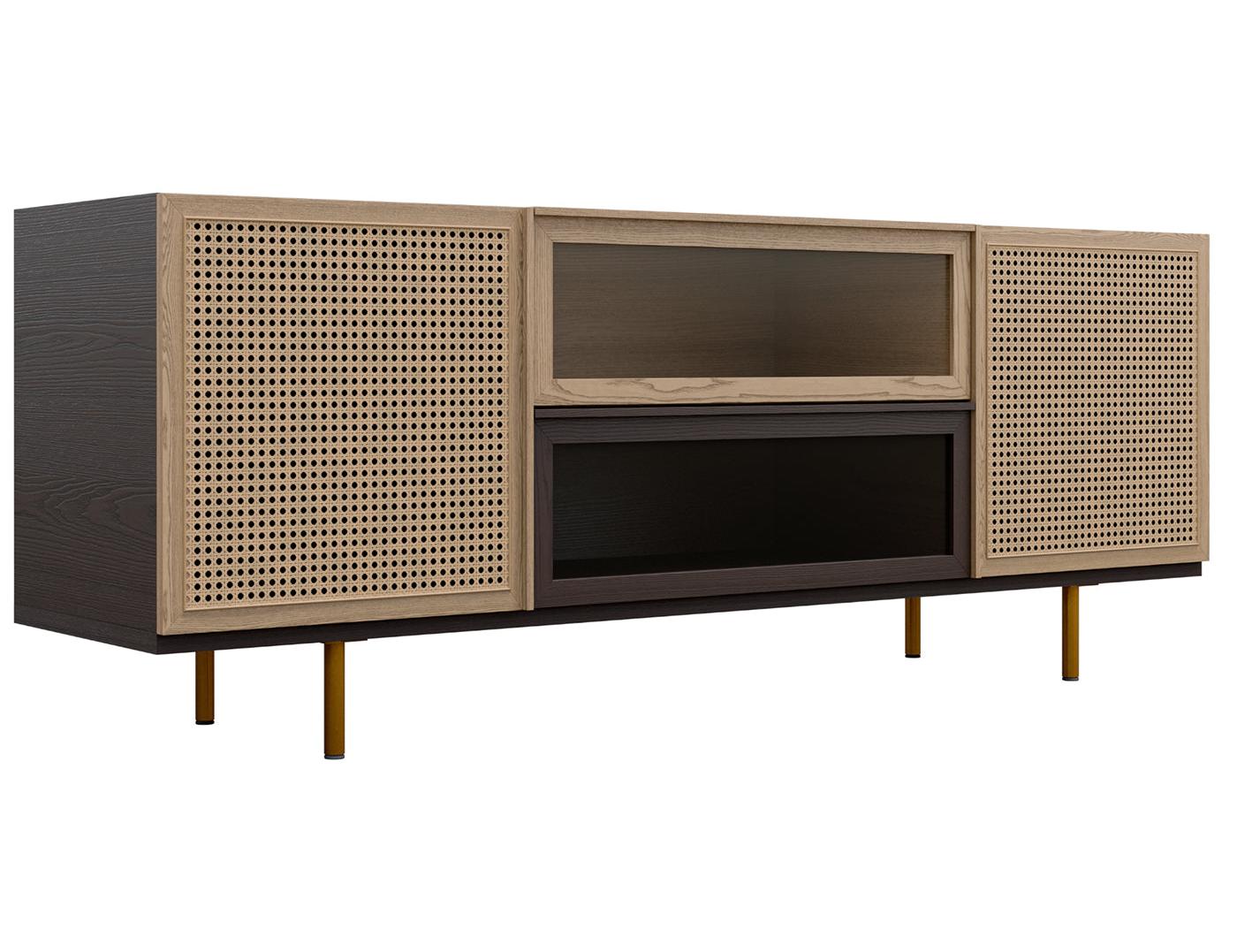 Ash Wood Sideboard