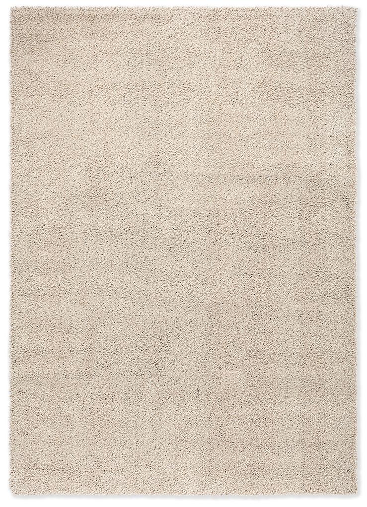 Beige Felted Shag Rug