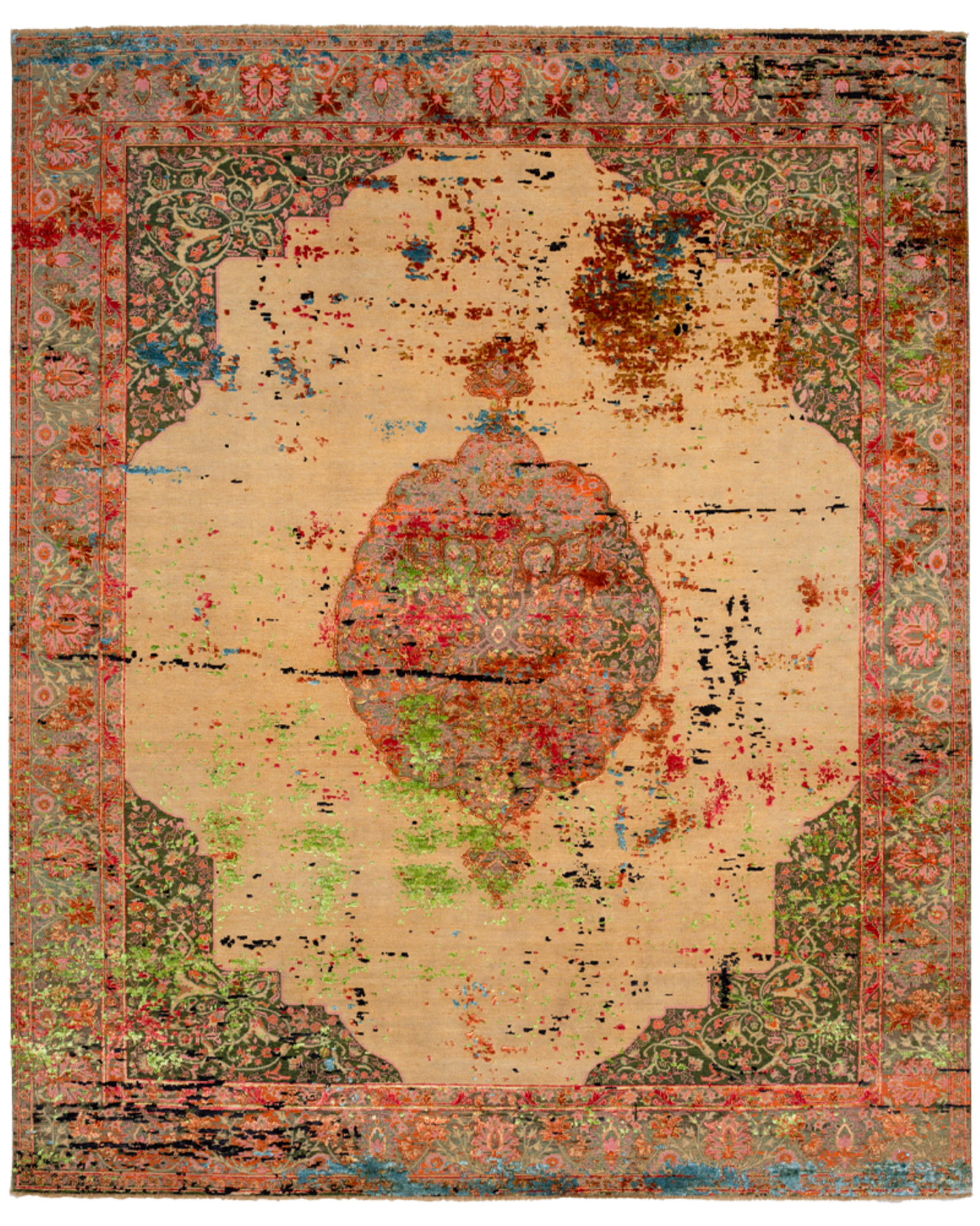 Tabriz Elswick Hand-Knotted Rug