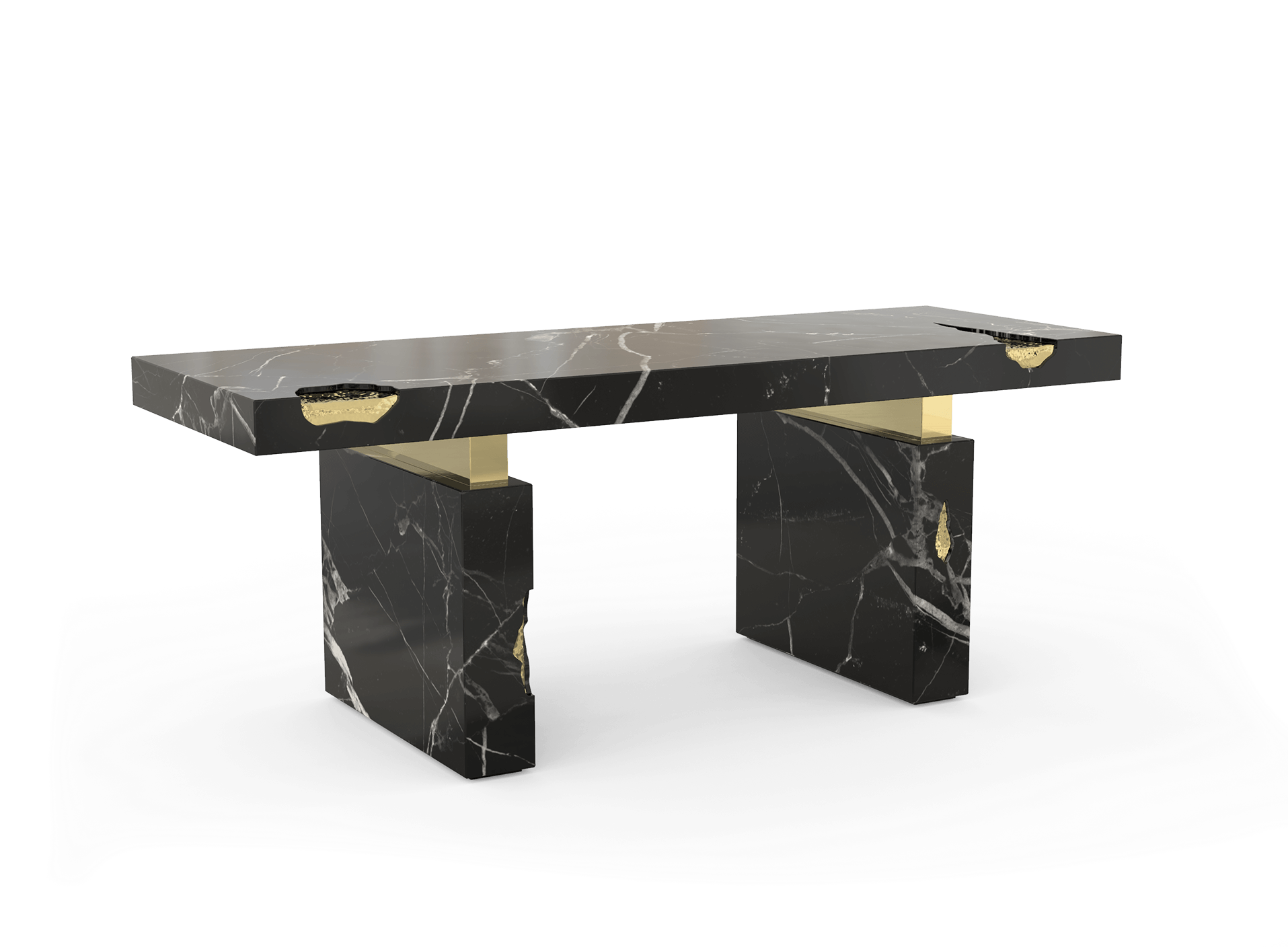 Dominion Nero Marquina Desk