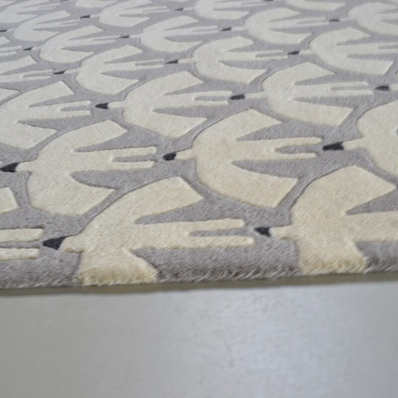 Birds Wool Handwoven Rug