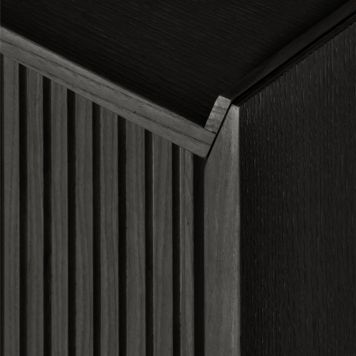Sipario High Black 2-Doors Sideboard