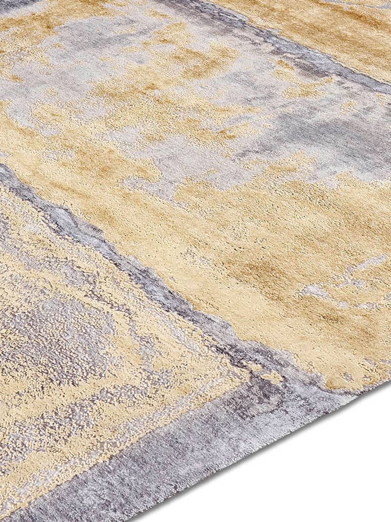 All Gold Hand-Woven Rug