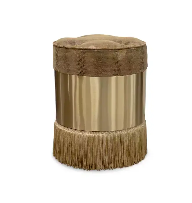Olivia Leather Stool