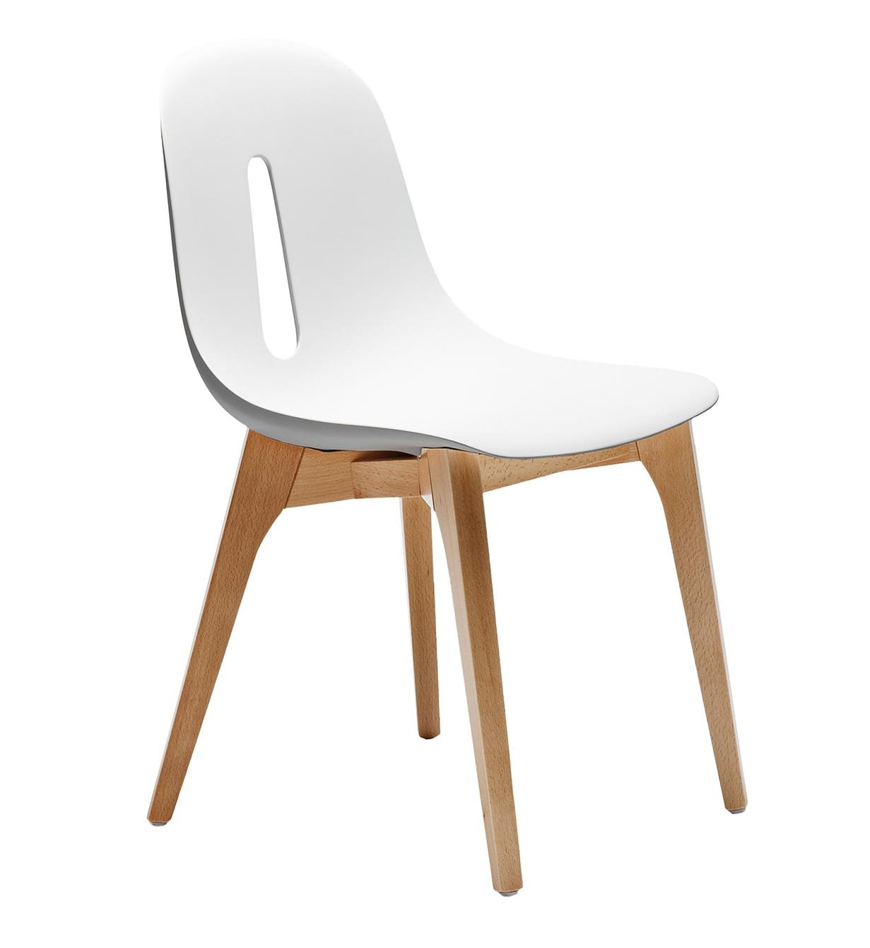 Gotham W White Chair