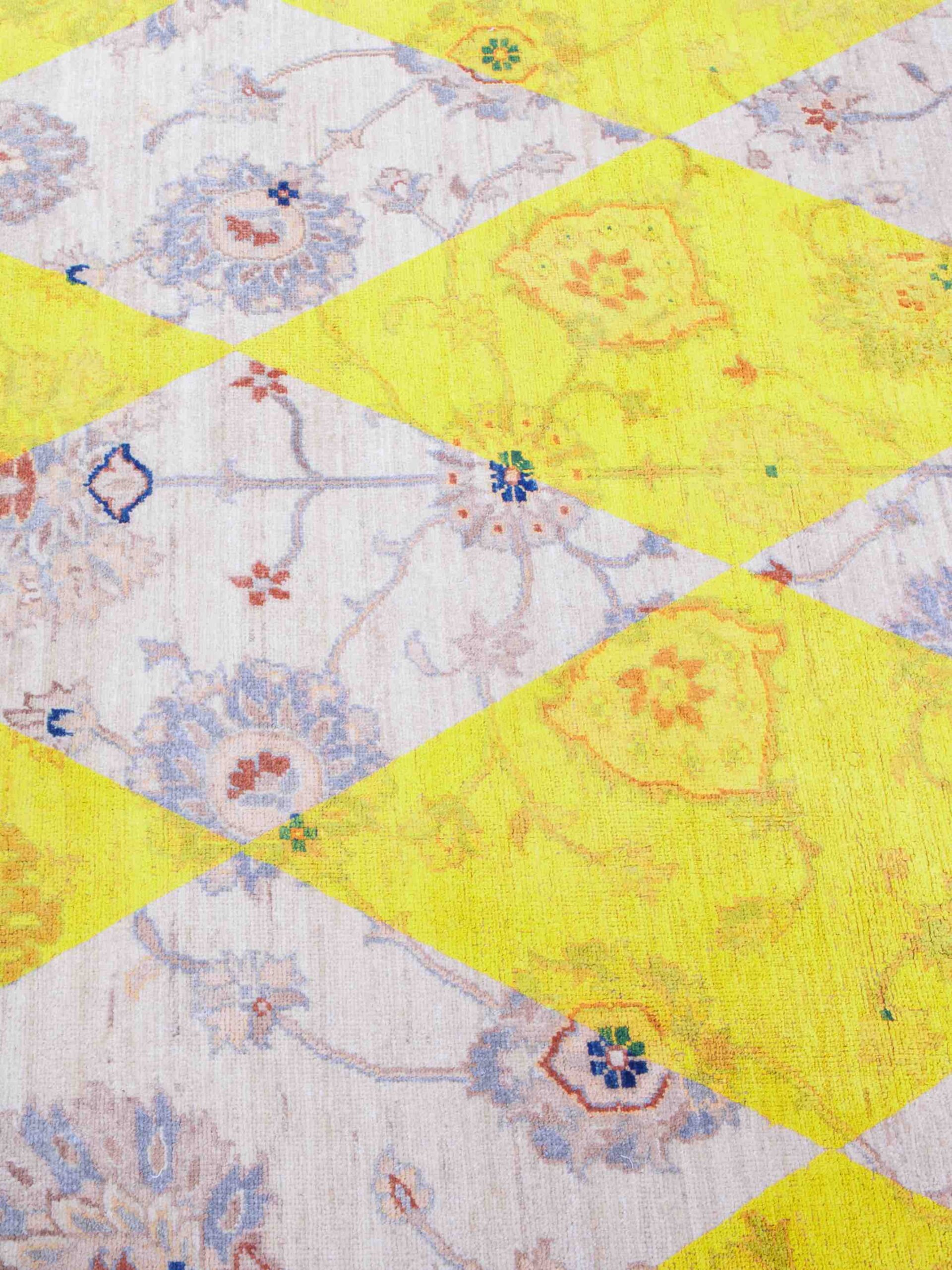 Double Layer Yellow Rug