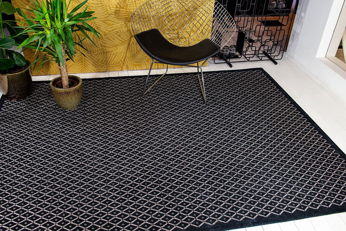 Rombo Carbone Premium Rug