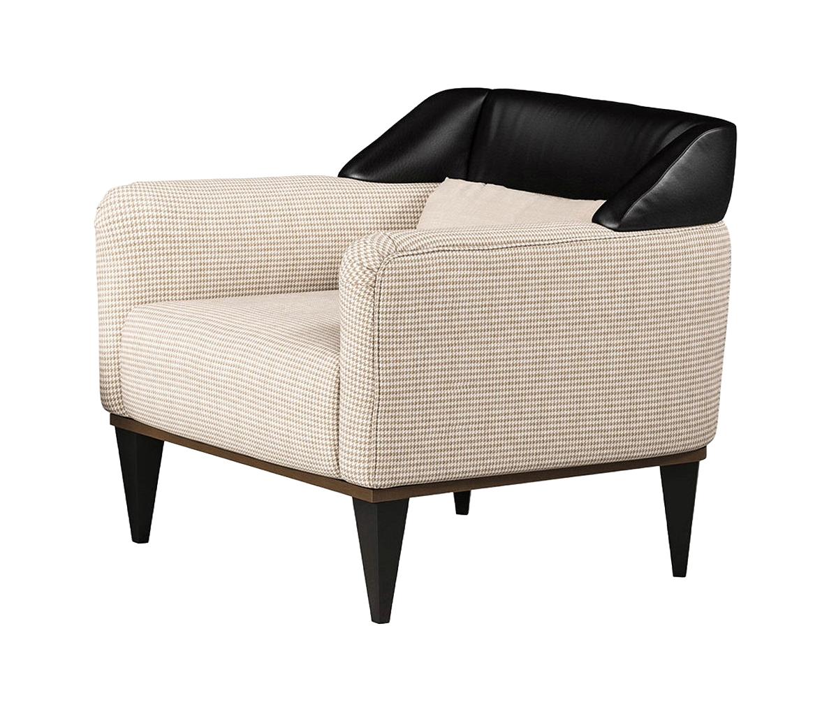 Occasional Black / Beige Armchair