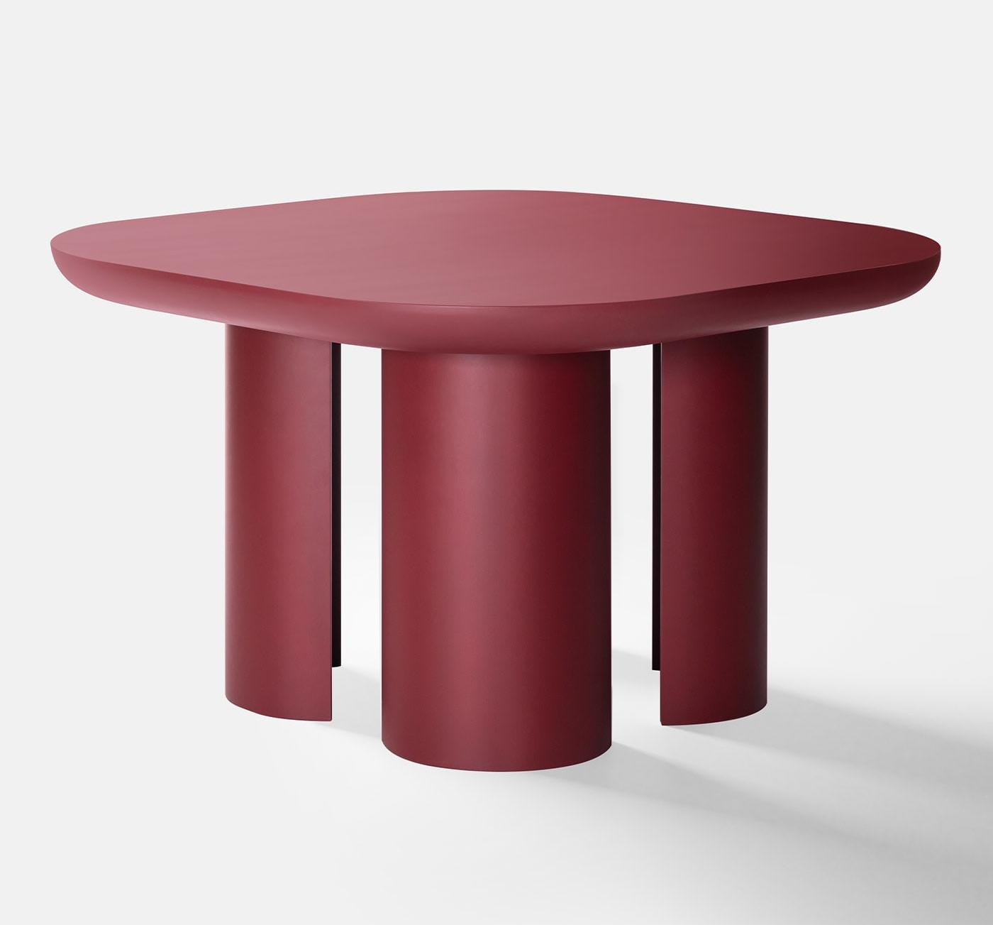 Red Dining Table