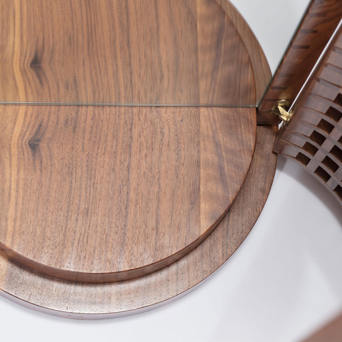 Artisan Wooden Floor Mirror