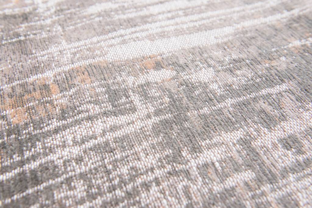 Abstract Grey / Brown Jacquard Rug