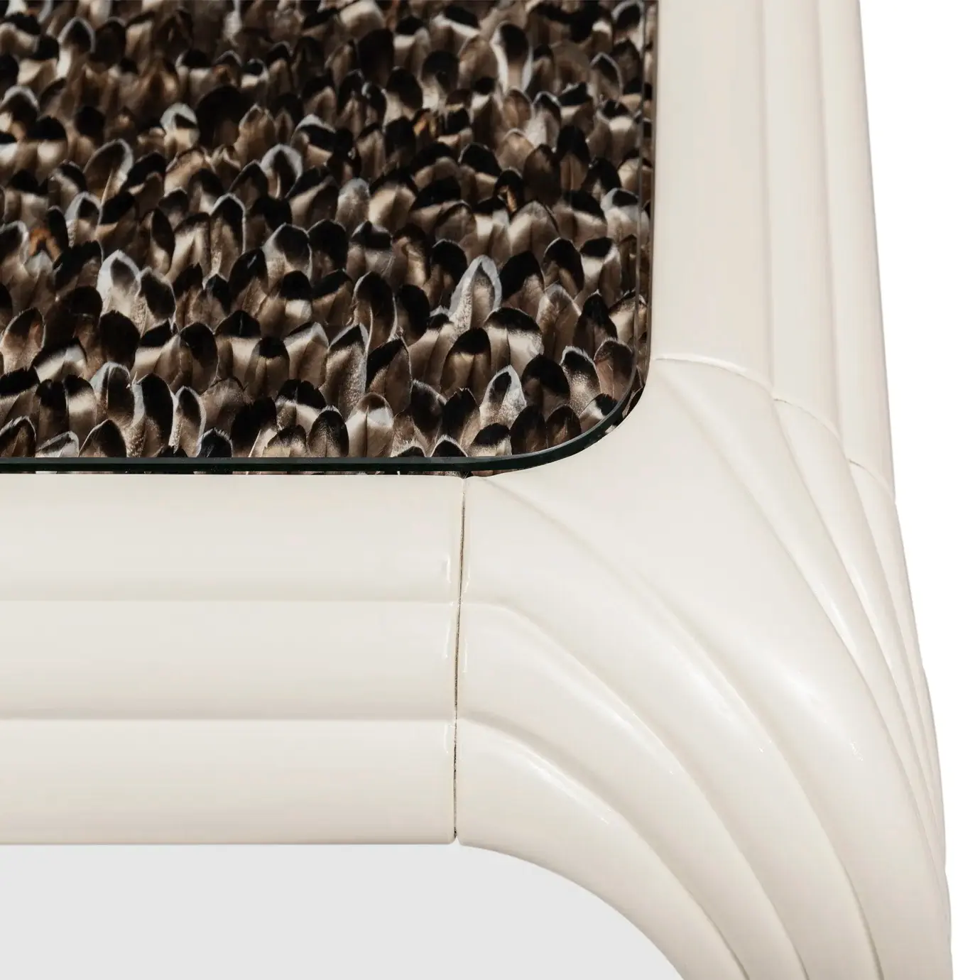 Mistral Exotic Feather Top Dining Table