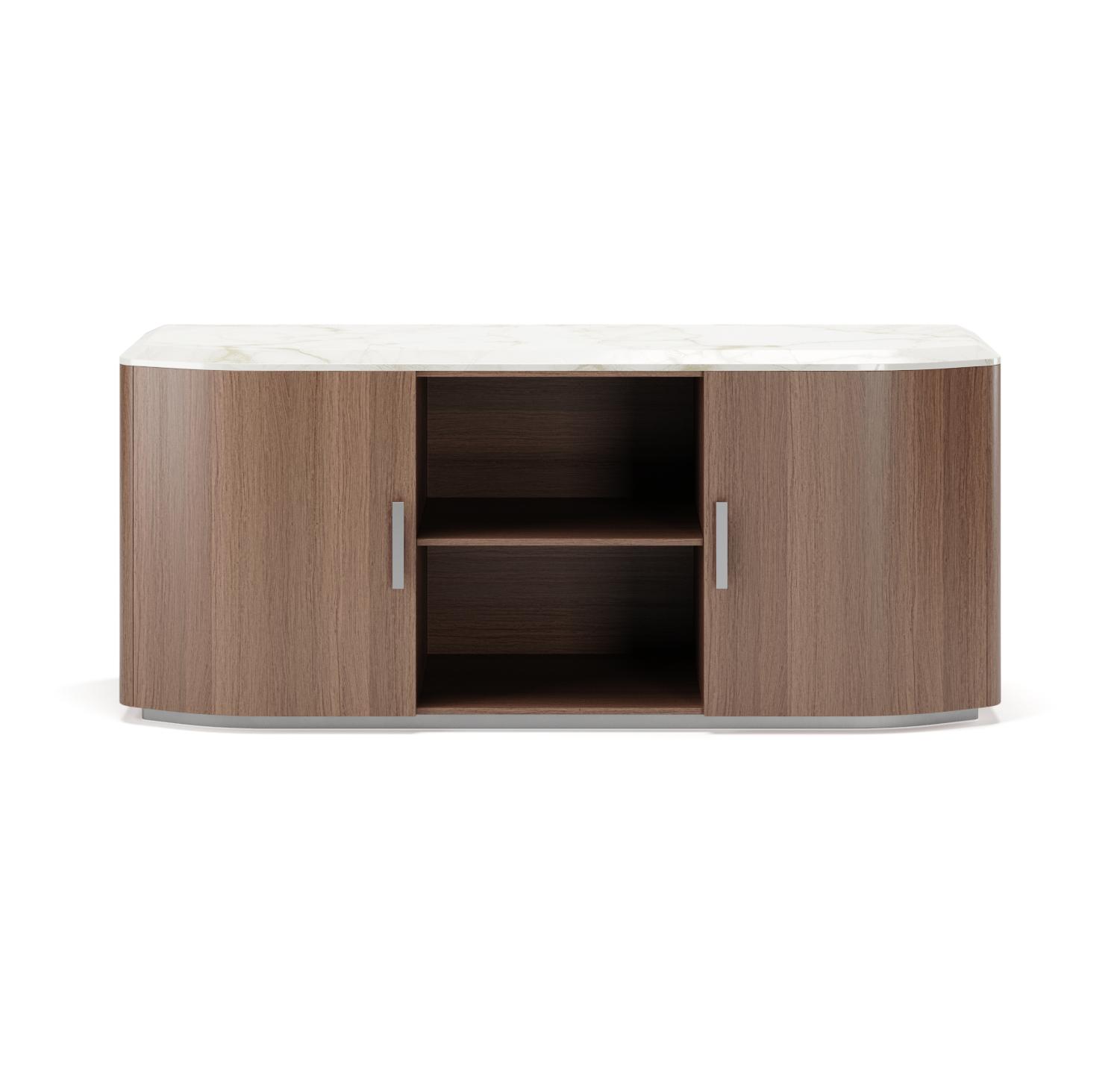 Alan Wood and Marble Sideboard