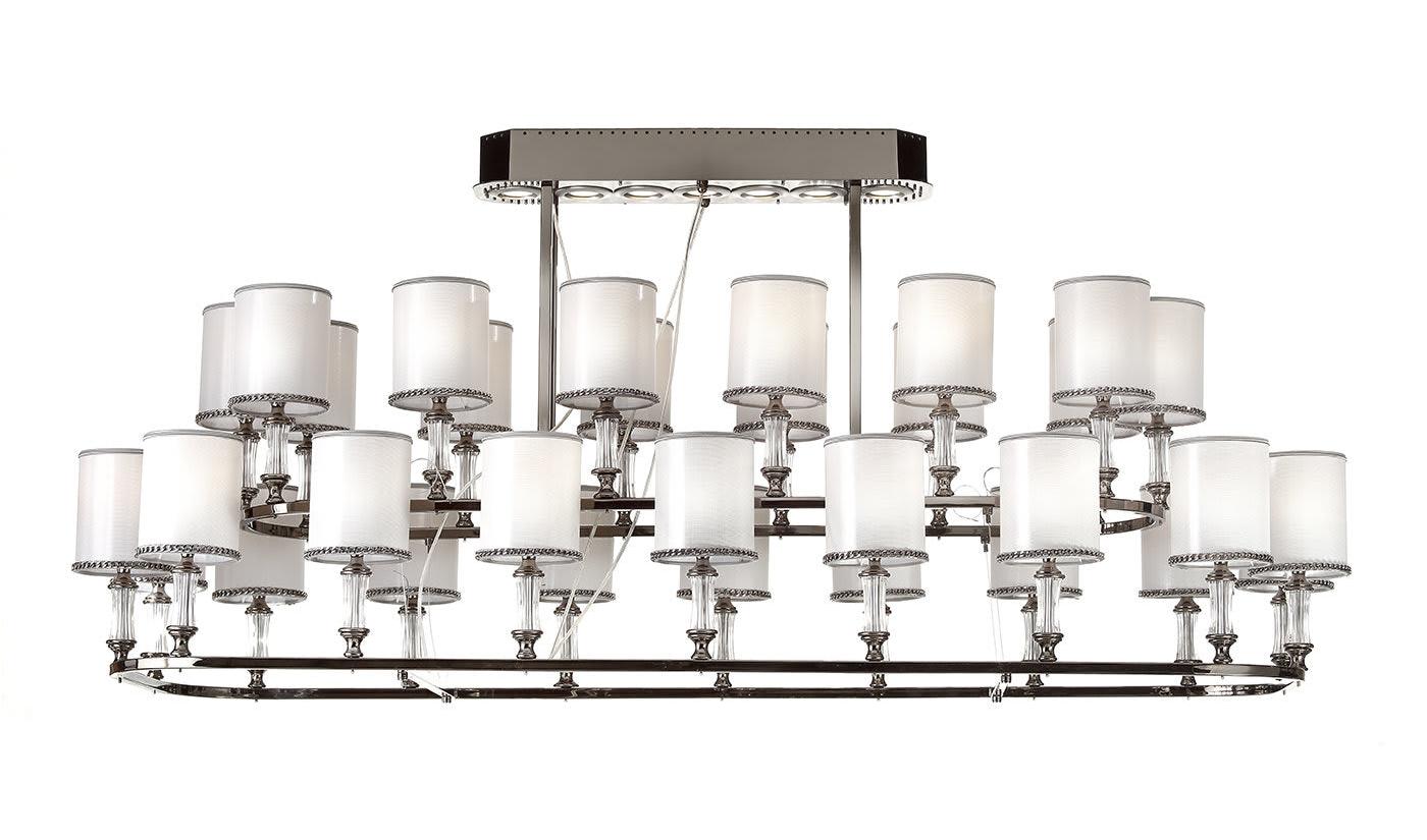Black Nickel 32-Light Chandelier