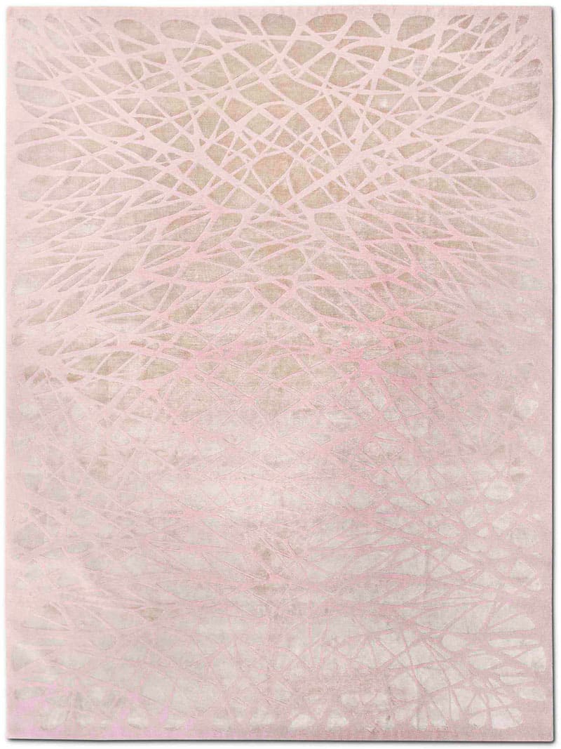 Dresden Rose Hand Knotted Rug