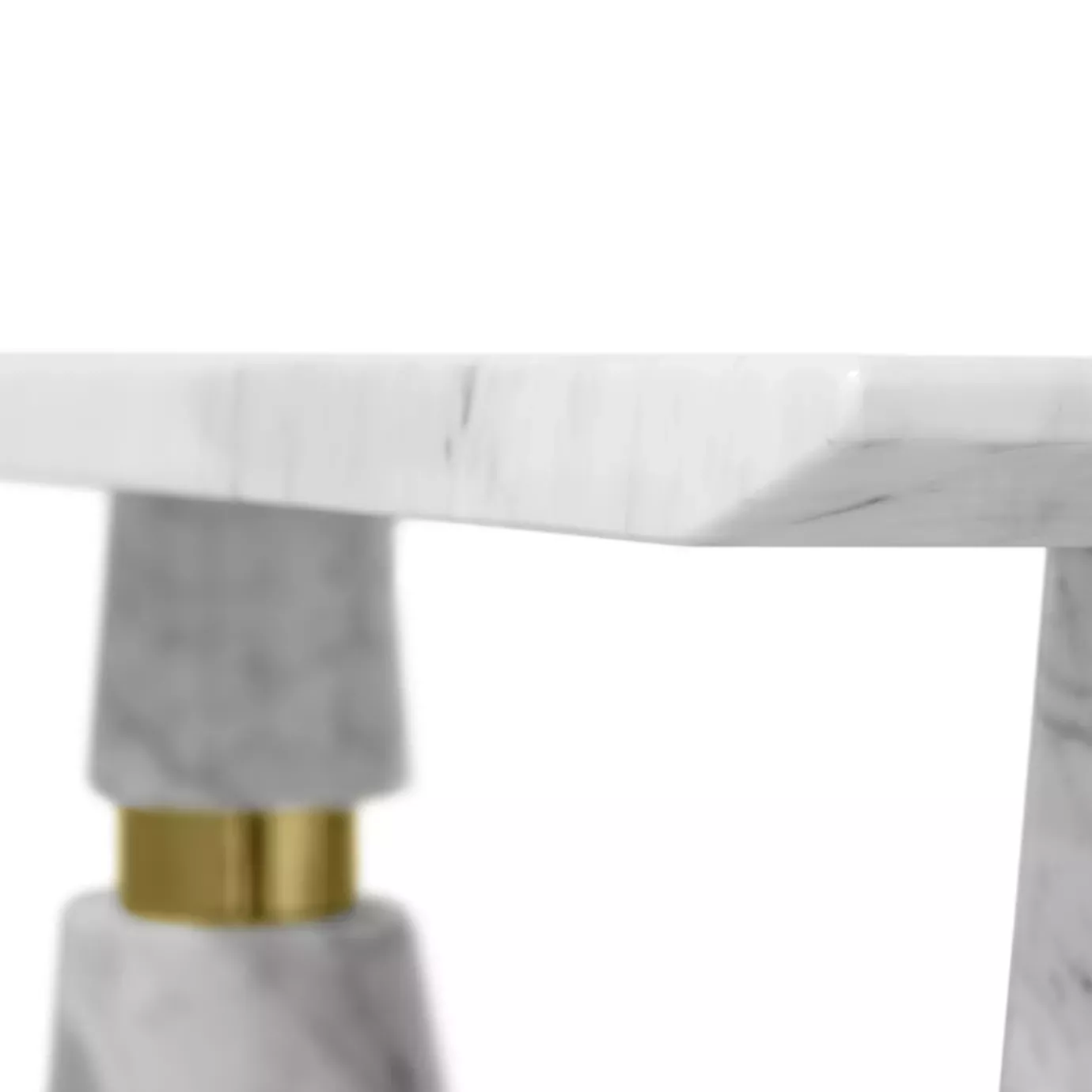 Avalanche Carrara Marble Console
