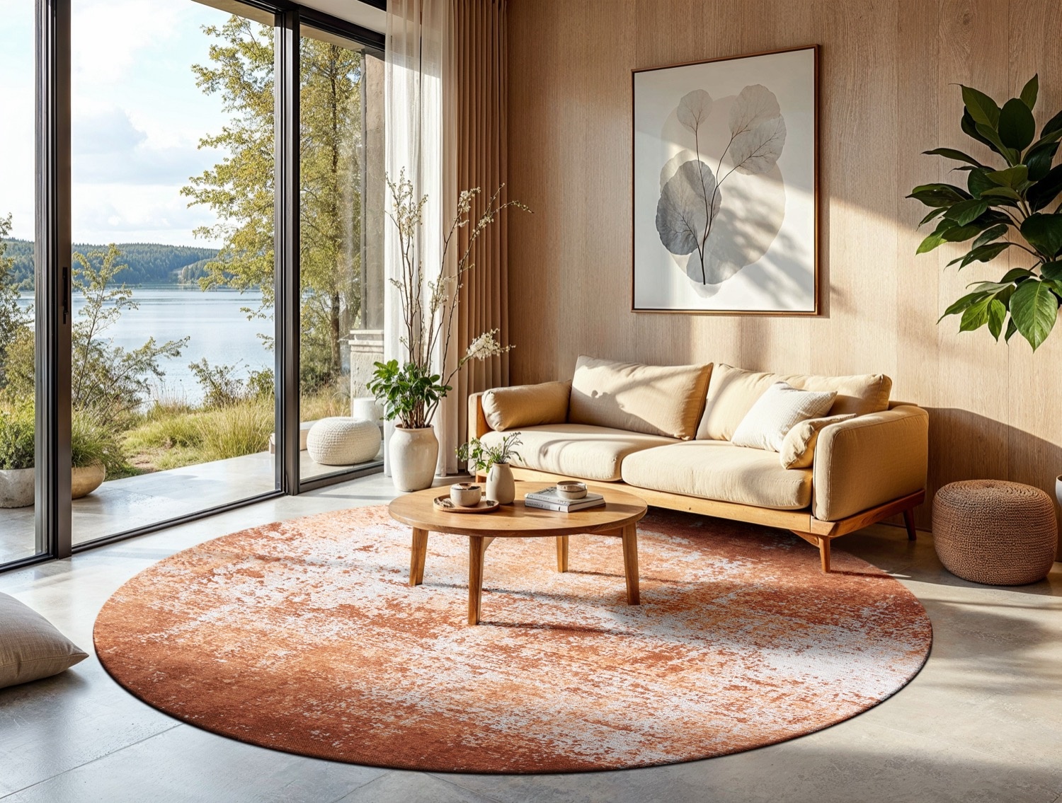 Mars Round Rug