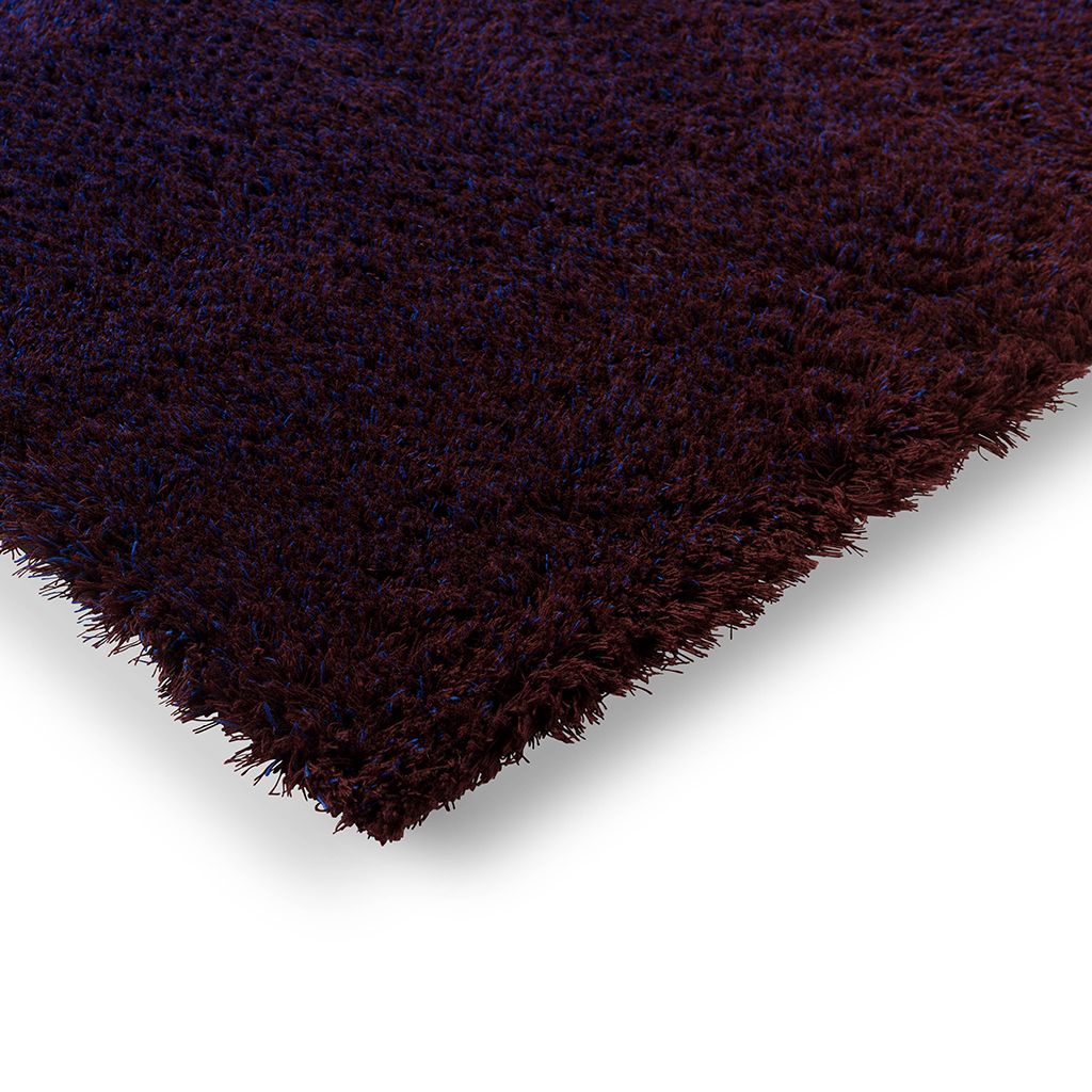 Shade High Plie Royal Blue Wool Rug ☞ Size: 6' 7" x 10' (200 x 300 cm)