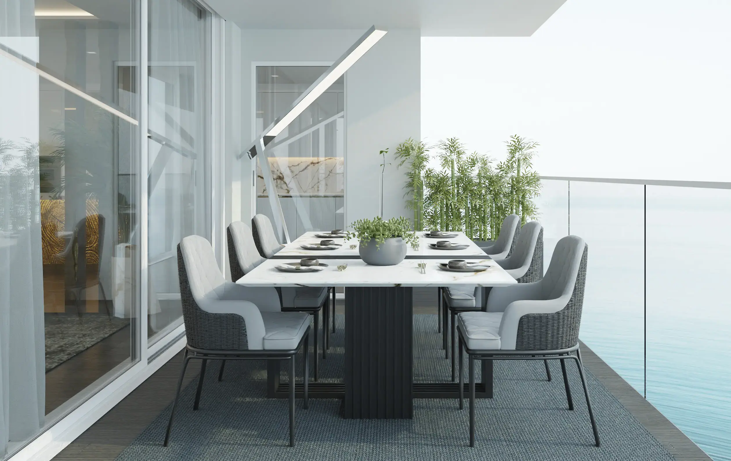 Whirlwind Outdoor Dining Table - 1