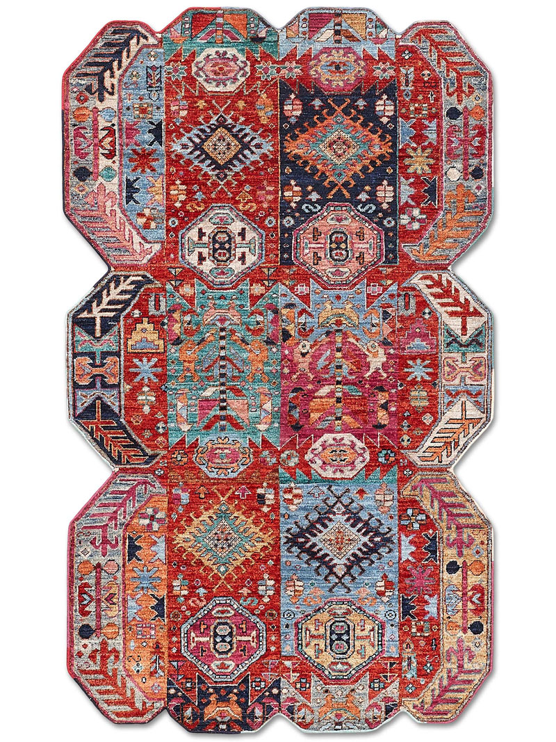 Multishape Hand-Woven Rug