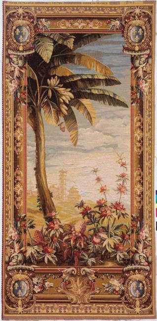 The Pineapple Harvest - Basket Panel Tapestry