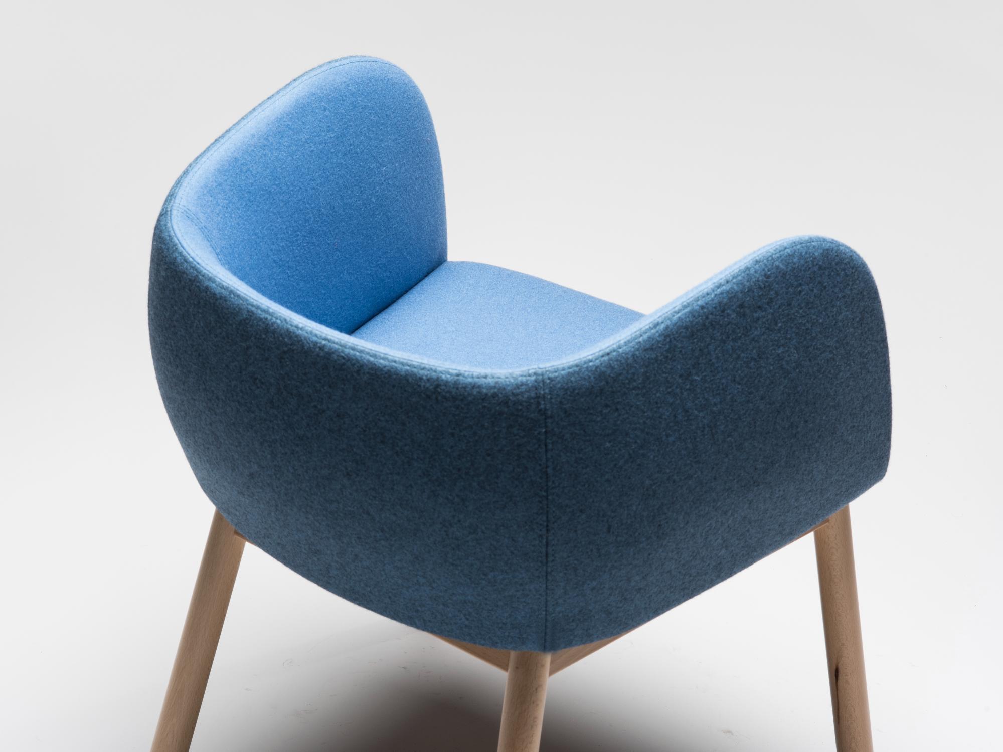 Mousse SP Blue Armchair