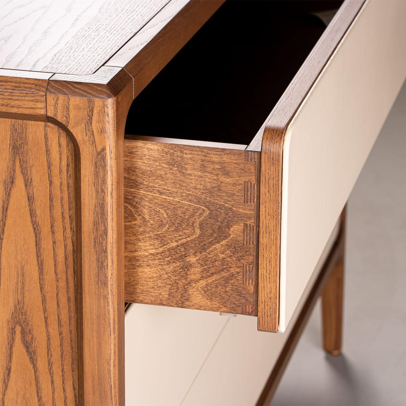 Leather-Covered Dresser