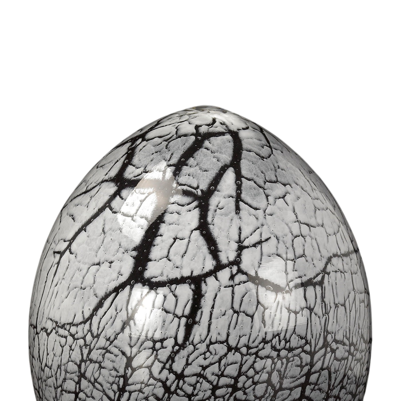 Crystal Egg Crackled Dark