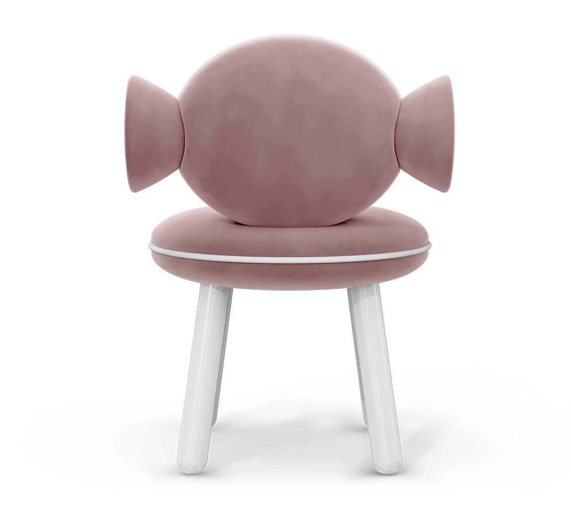 Lollipop Pink Puff Chair