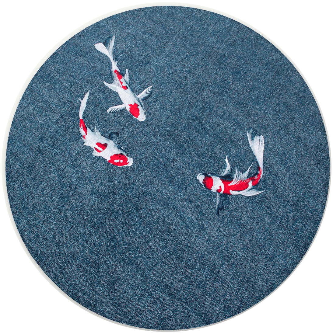 Japanese Pond Round Rug