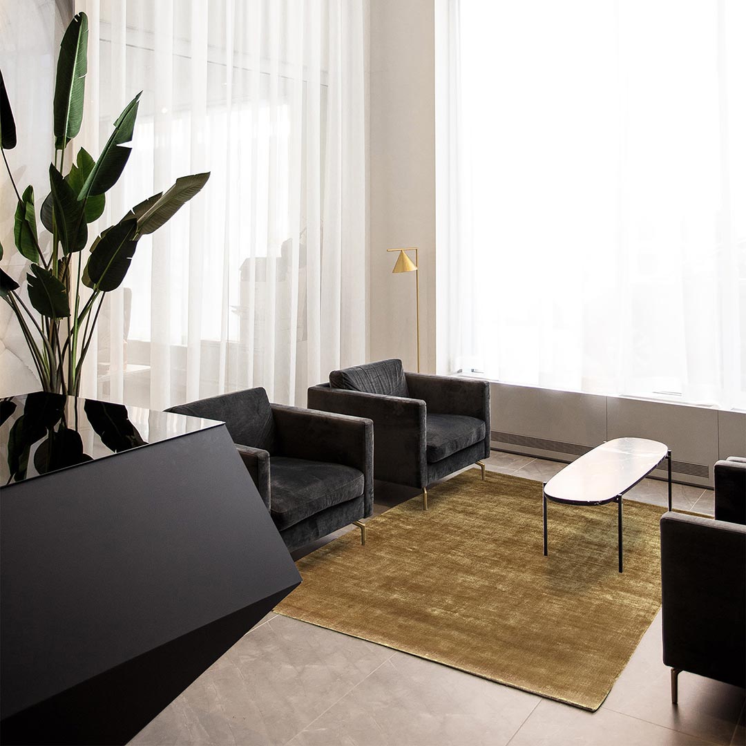 Luce yellow Rug