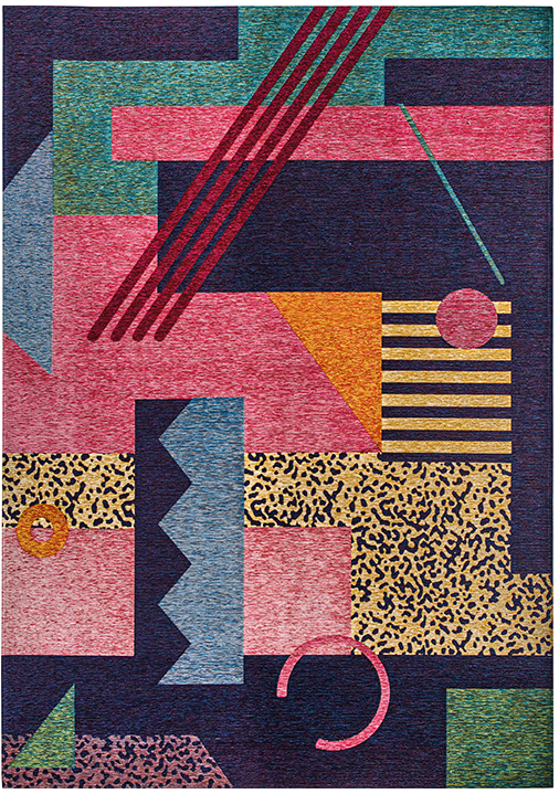 Modern Abstract Multi Rug