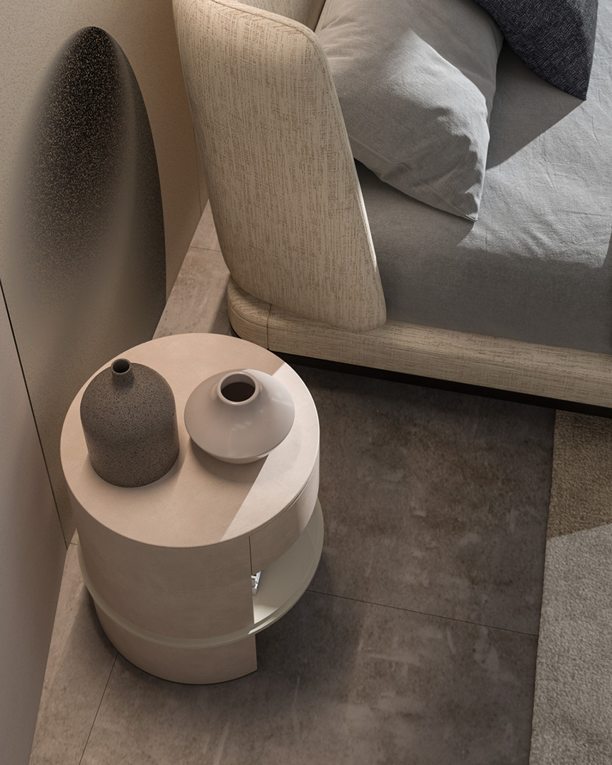 Liam Leather Nightstand