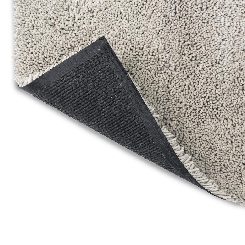 Light / Gray Shag Gravel Rug