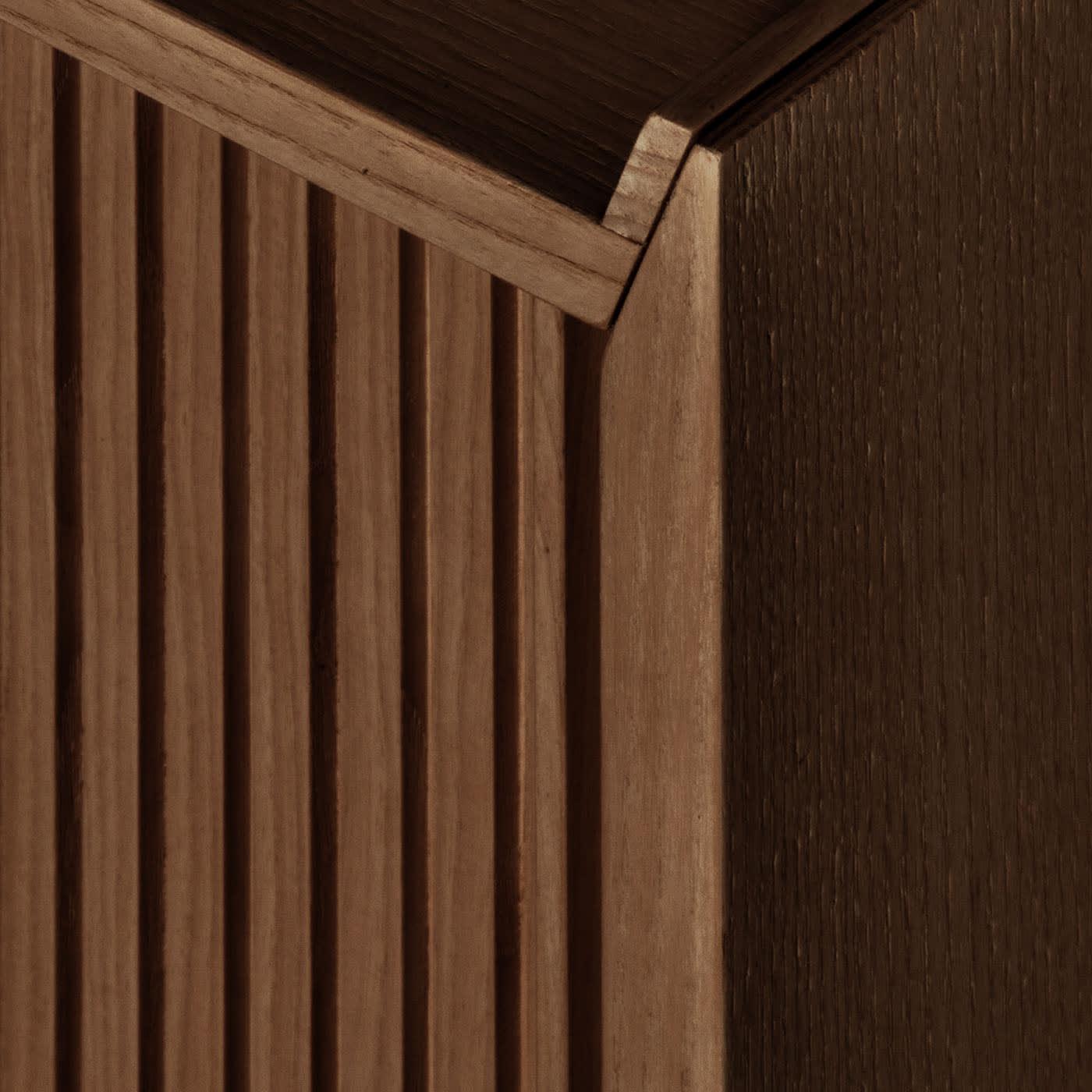 Sipario Low Brown 2-Doors Sideboard