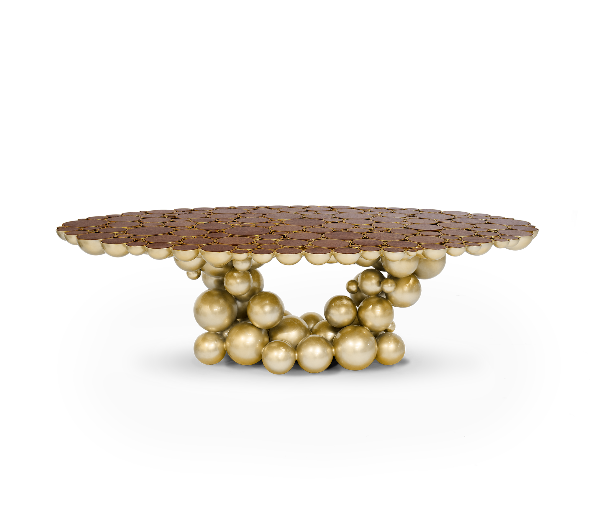 Orbit Walnut Luxe Dining Table