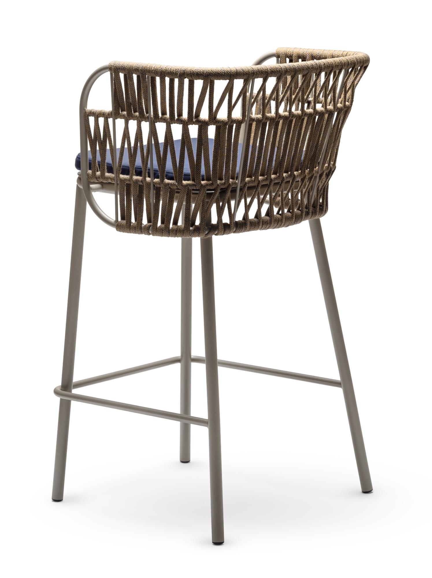 Jujube SG-Int Beige / Blue Outdoor Bar Chair