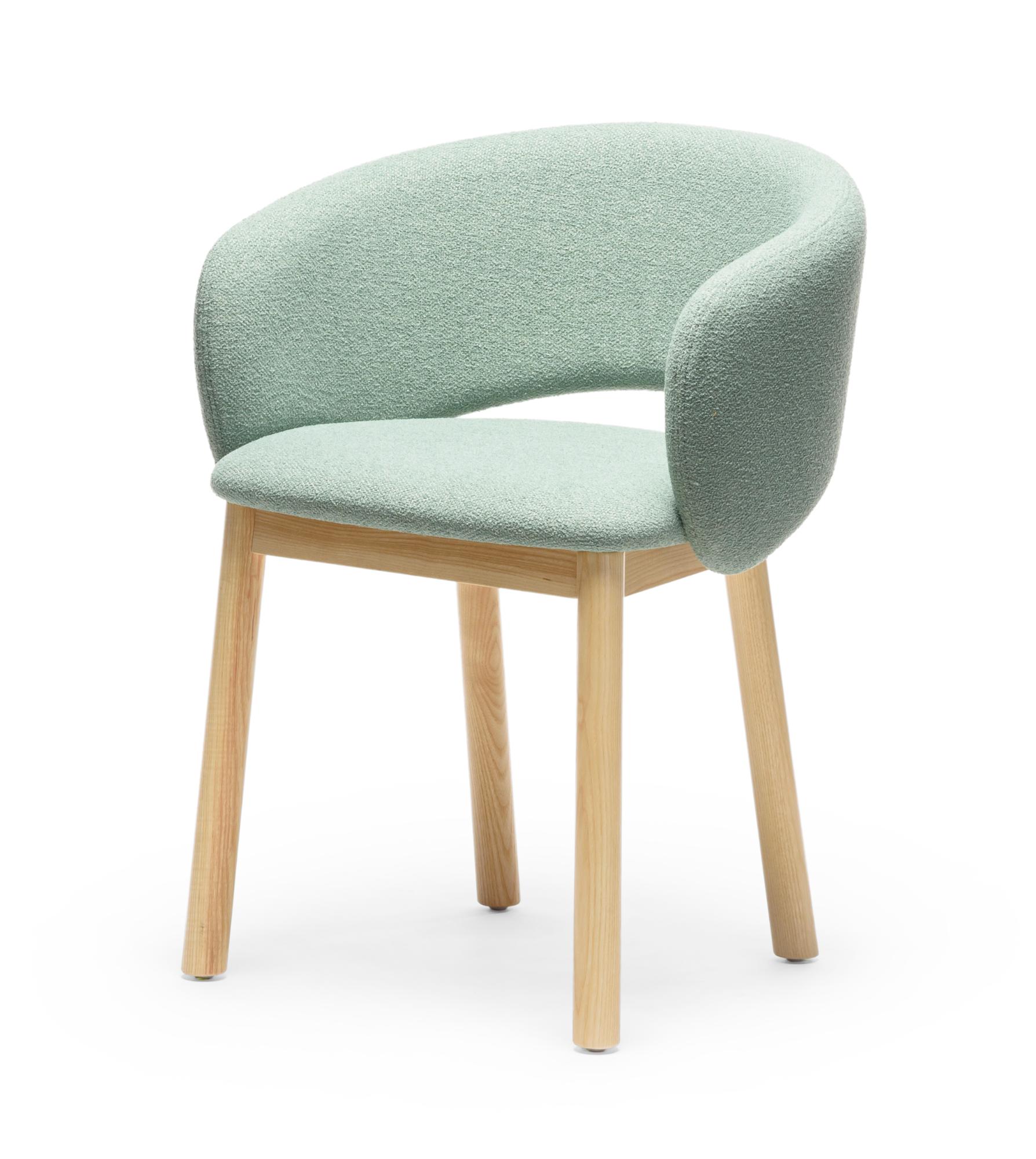 Bel S Light Green Ash Wood Chair