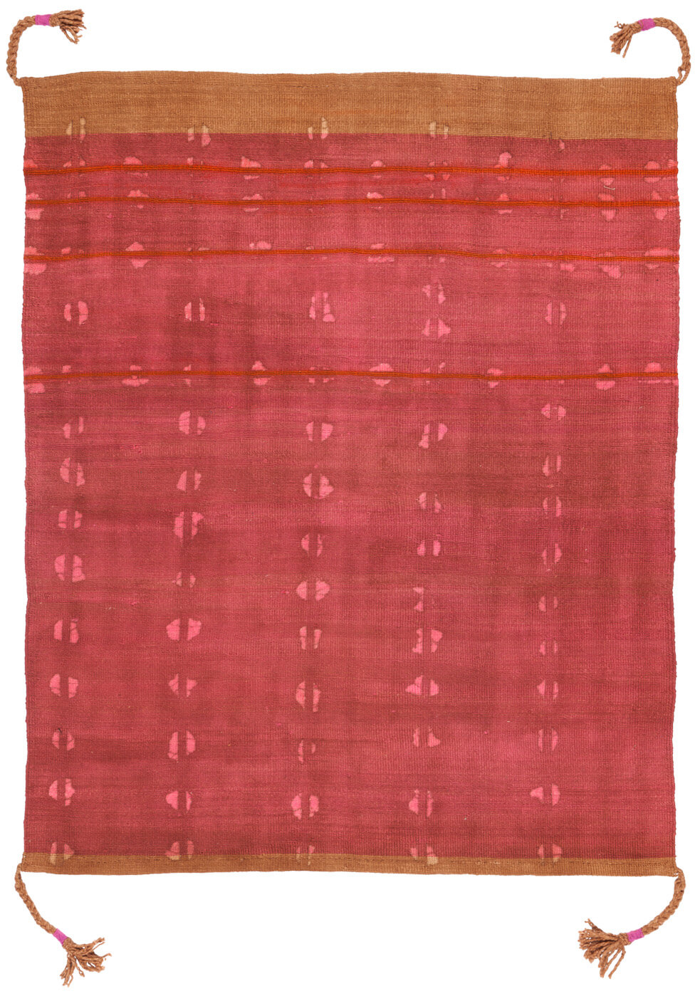 Tribal Hand-Woven Red Rug